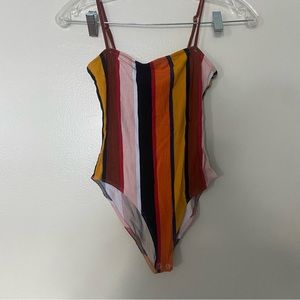 Striped Retro Bodysuit